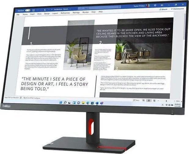 Монитор Lenovo ThinkVision S27i-30 63DFKAT4EU 27" Black купить,0