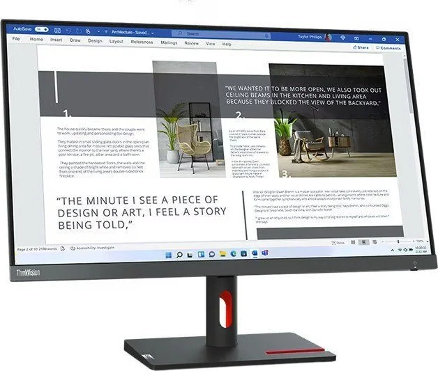 Монитор Lenovo ThinkVision S27i-30 63DFKAT4EU 27" Black купить,0