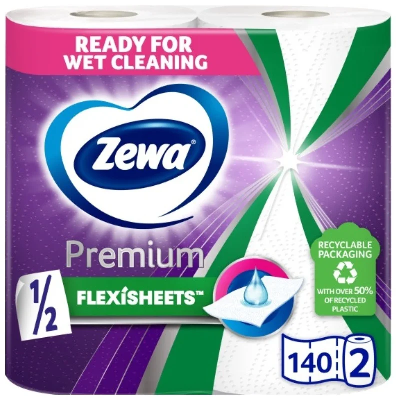 Бумажные полотенца Zewa Extra Long Halfsheet 2 шт купить,NaN