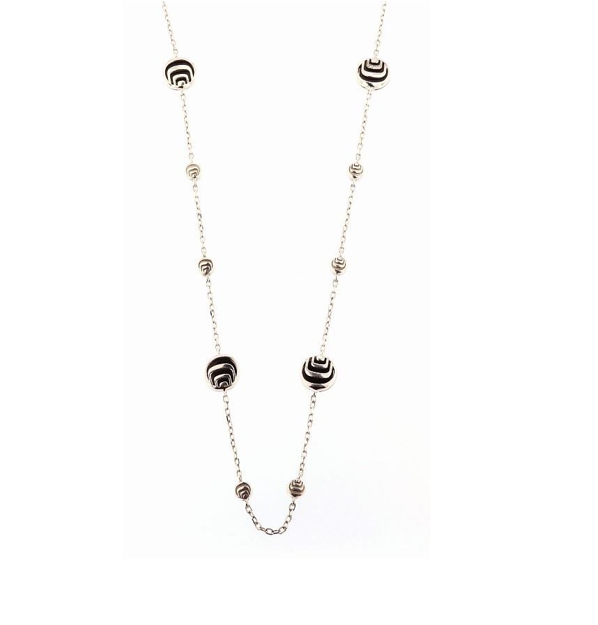 Колье Damiani 14344 д 45см 28,36гр 0,03ct 2,96ct. купить,NaN