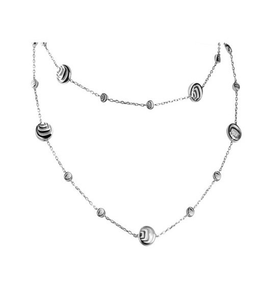 Колье Damiani 14349 д 45см 28,68гр 0,03ct 2,96ct. купить,NaN