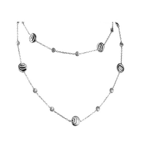 Колье Damiani 14349 д 45см 28,68гр 0,03ct 2,96ct. купить,NaN