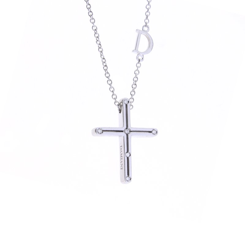 Колье Damiani 14407 д 45см 4,1гр 0,026ct. купить,NaN