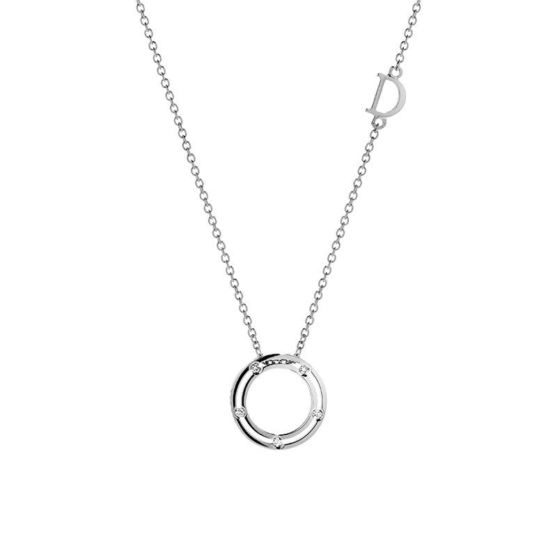 Колье Damiani 14409 д 45см 4,2гр 0,037ct. купить,NaN