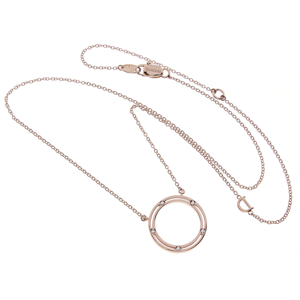 Колье Damiani 12509 д 45см 5,6гр 0,062ct. купить,NaN