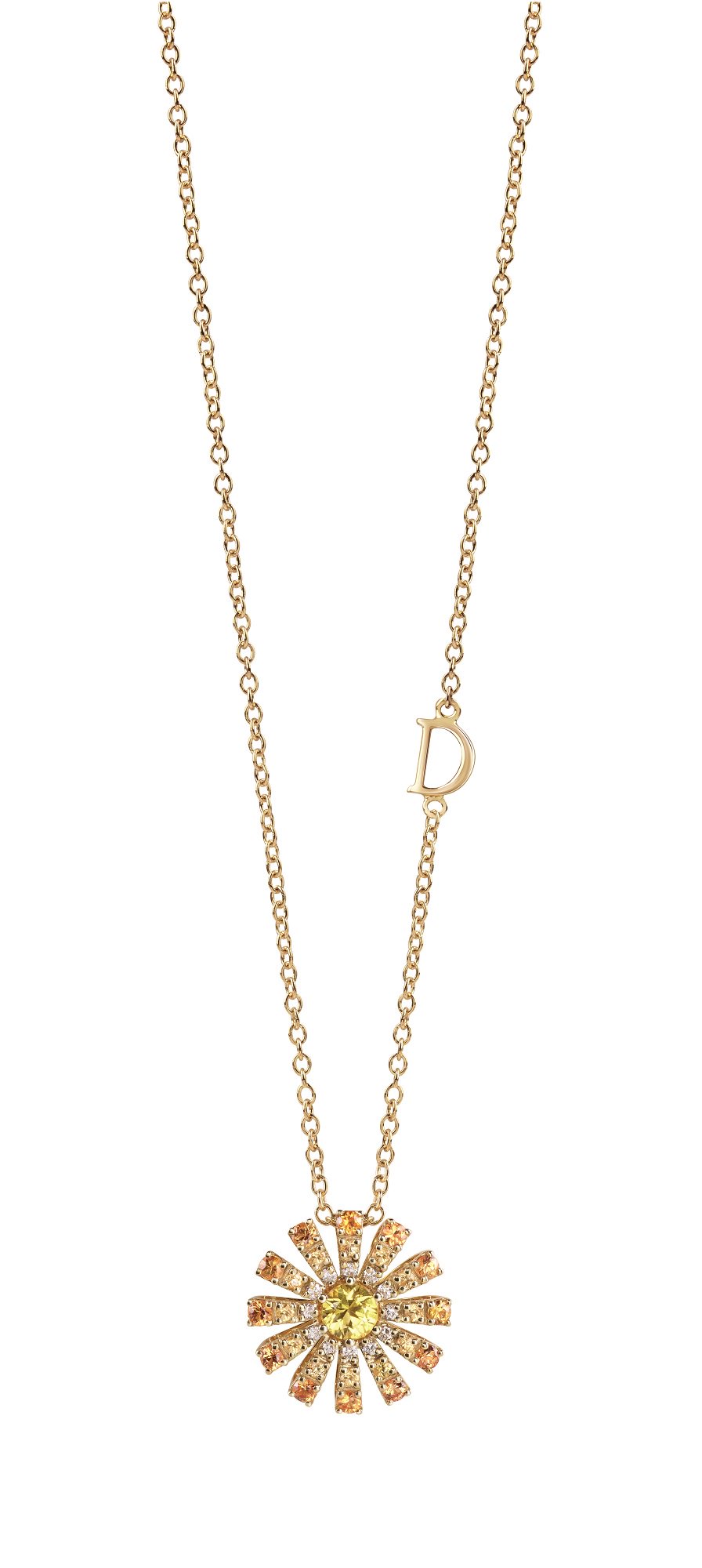 Колье Damiani 14031 д 45см 6,35гр 0,10ct 1,08ct.