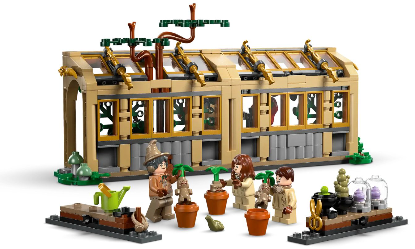 Конструктор LEGO Замок Хогвартс: Класс Гербологии, деталей 390 шт купить,NaN