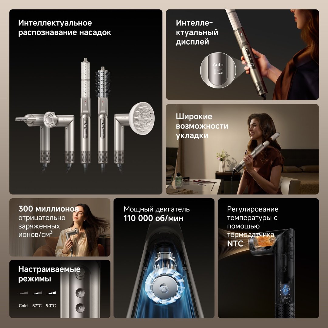 DREAME Hair Dryer Dazzle стайлер 1400 Вт купить,0