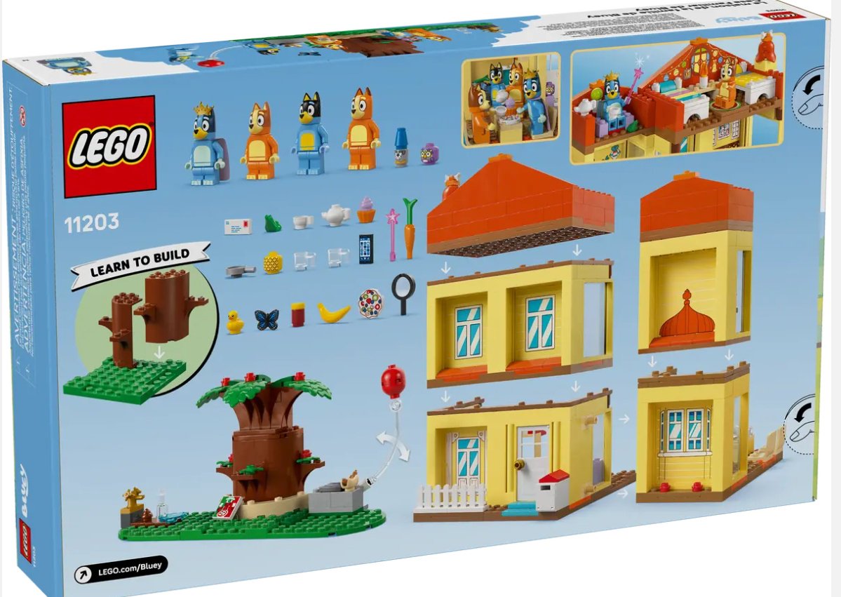 Конструктор LEGO Duplo Bluey Дом семьи Блуи, деталей 382 шт - ForteMarket Конструктор LEGO Duplo Bluey Дом семьи Блуи, деталей 382 шт купить,0