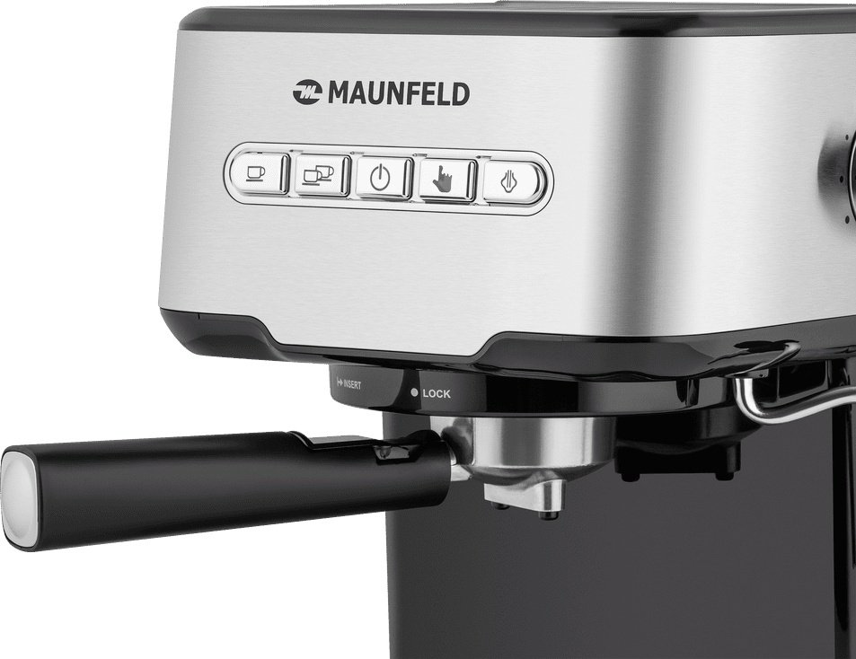 Кофемашина MAUNFELD MF-724S черный, серебристый купить,83147