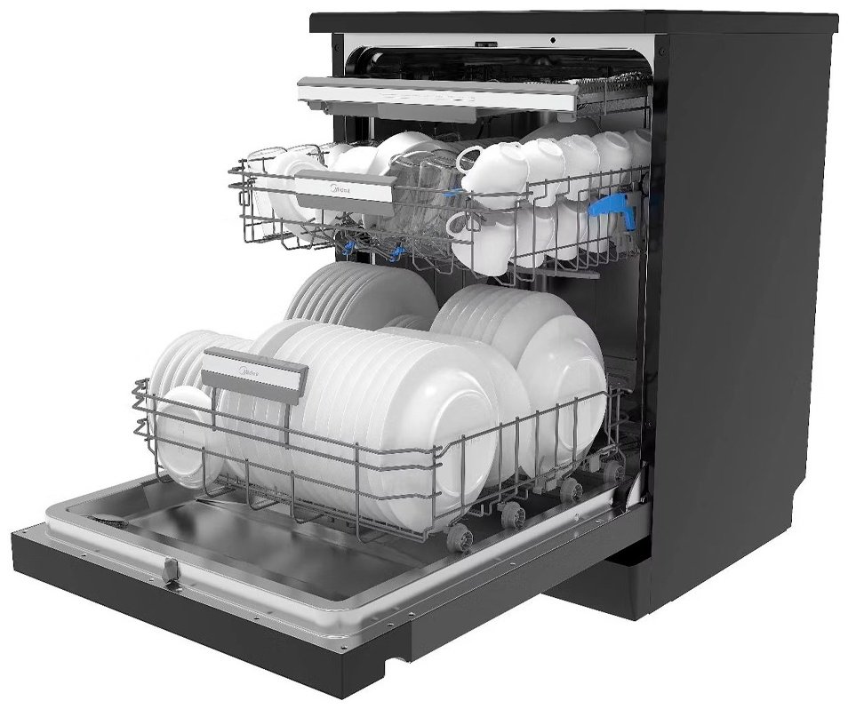 Посудомоечная машина Midea MFD60S510Bi черный - ForteMarket Посудомоечная машина Midea MFD60S510Bi черный купить,0
