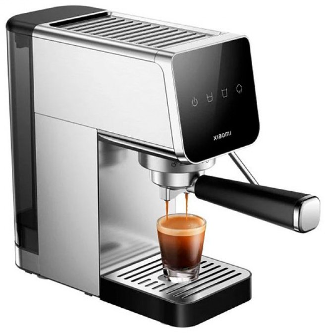 Кофемашина Xiaomi Semi-Automatic Espresso Machine серебристый - ForteMarket Кофемашина Xiaomi Semi-Automatic Espresso Machine серебристый купить,0