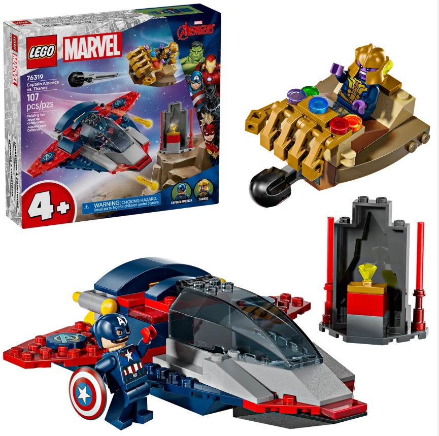 Конструктор LEGO SUPER HEROES MARVEL, деталей 107 шт