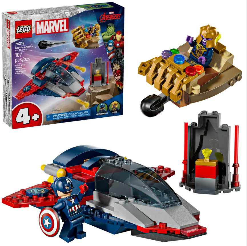 Конструктор LEGO SUPER HEROES MARVEL, деталей 107 шт