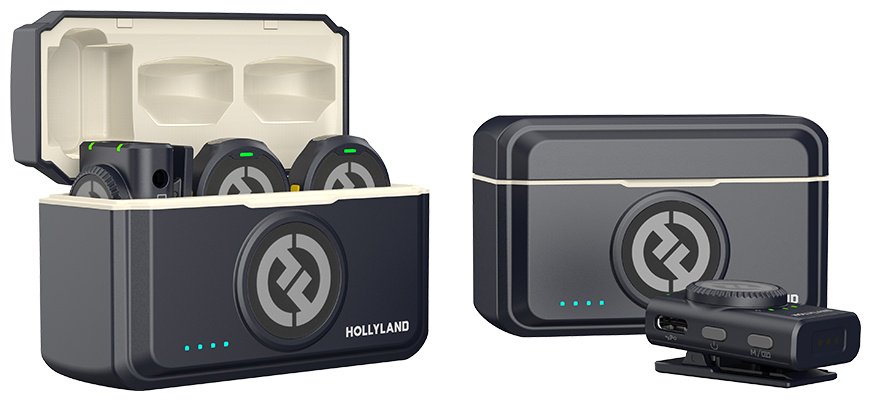 Микрофон Hollyland Lark M2 Combo черный - ForteMarket Микрофон Hollyland Lark M2 Combo черный купить,0