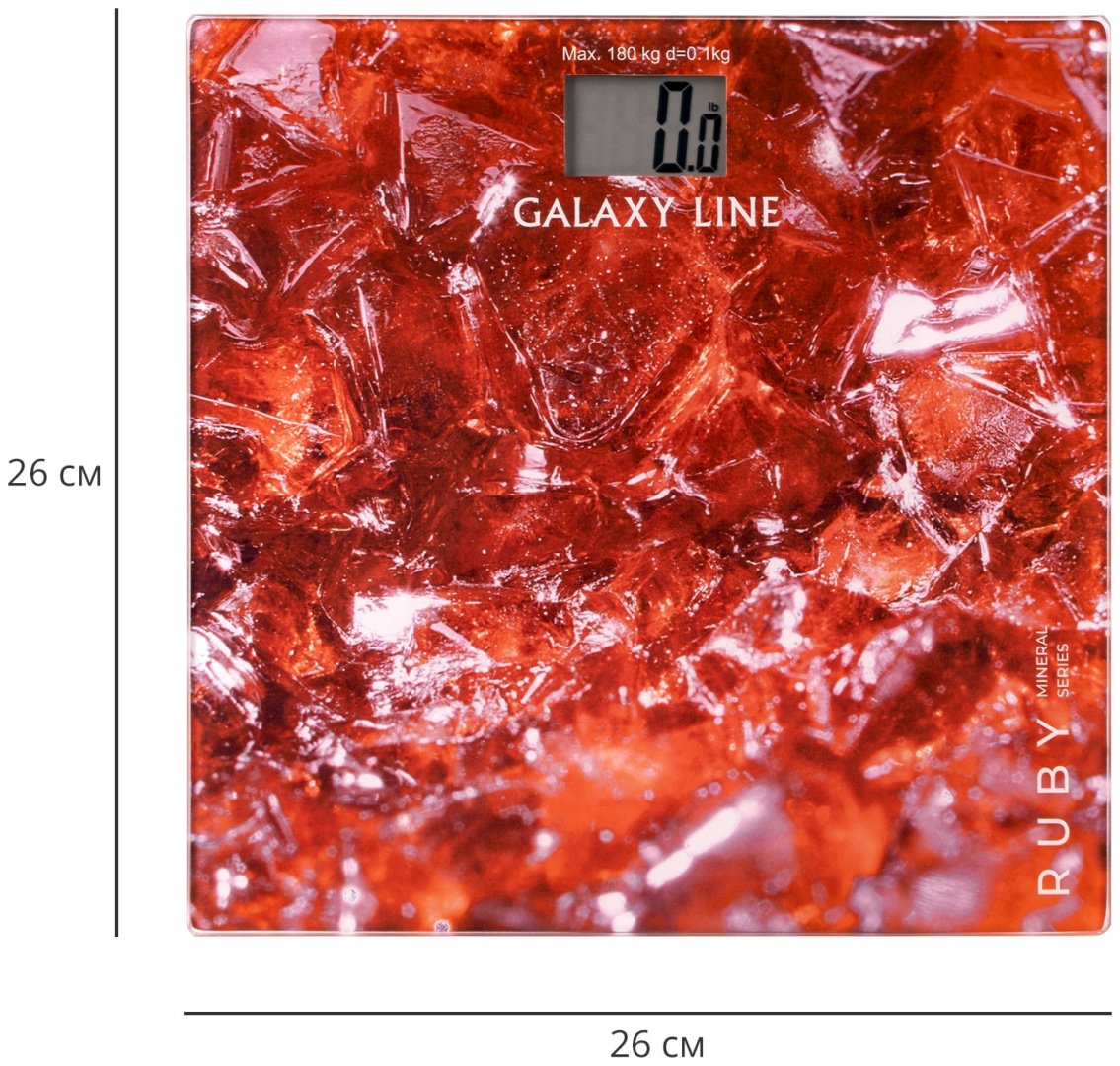 Напольные весы GALAXY LINE электронные GL4817 до 180 кг купить,0