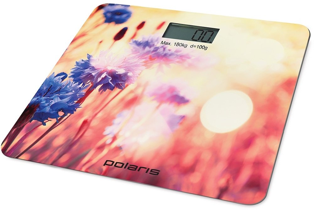 Напольные весы Polaris электронные PWS 1870DG Flowers до 180 кг