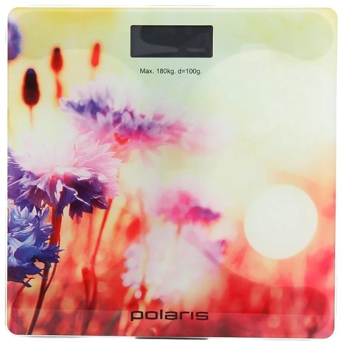 Напольные весы Polaris электронные PWS 1870DG Flowers до 180 кг