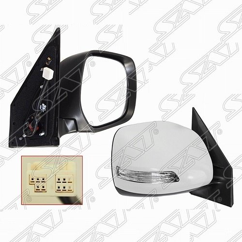 Зеркало в сборе SAT правое для Toyota Land Cruiser 2012-2016 купить,NaN