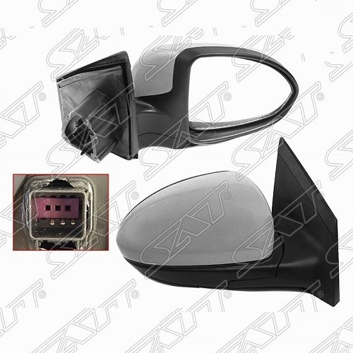 Зеркало в сборе SAT правое для Chevrolet Cruze 2009-2015