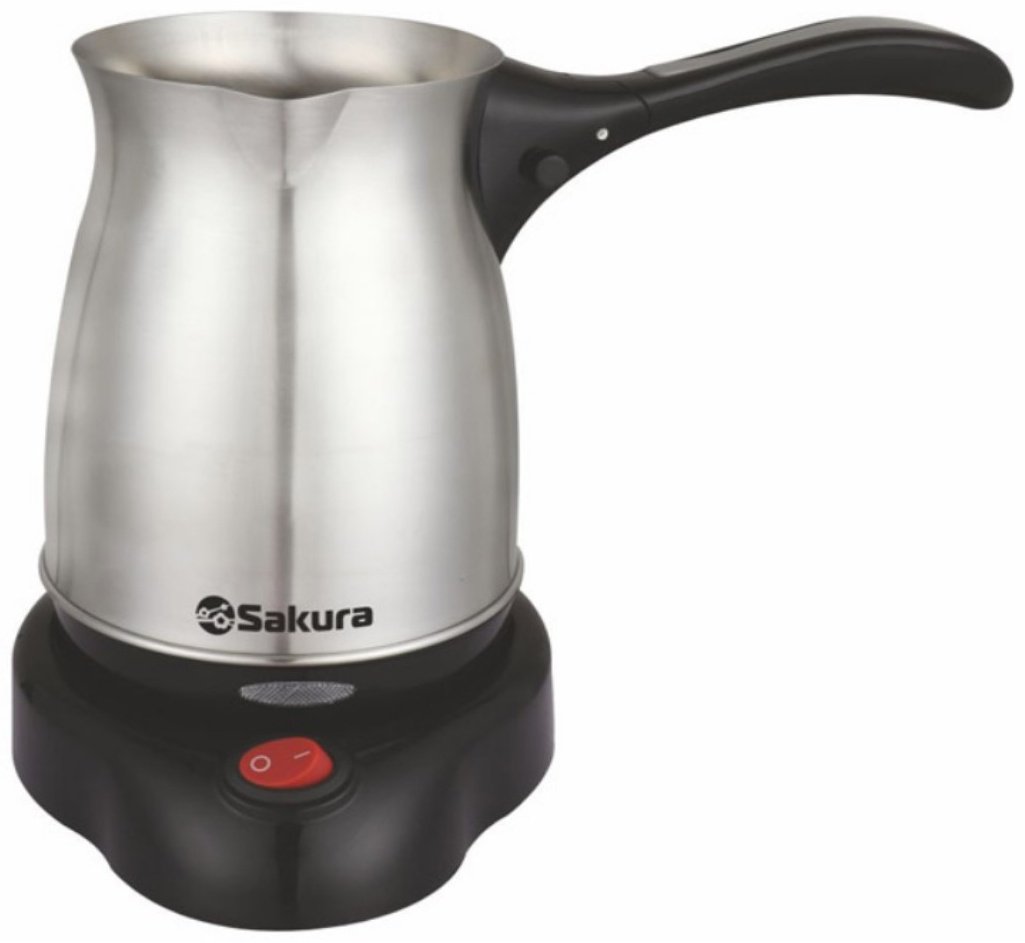 Кофеварка Sakura SA-6112S серебристый