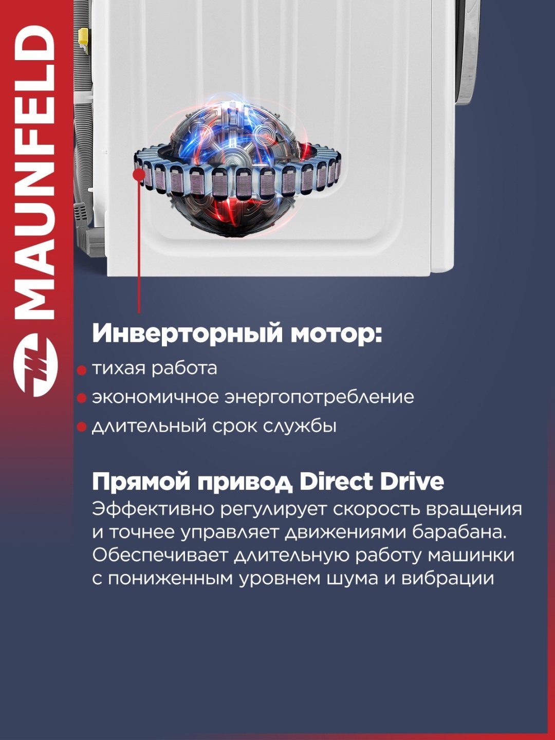 Стиральная машина MAUNFELD MFWD1295WH05 серый купить,0