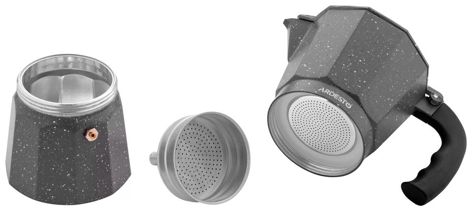 Кофеварка Ardesto Gemini Molise AR0809AGS серый купить,0