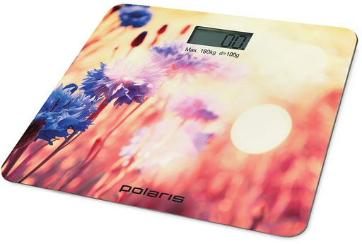 Напольные весы Polaris электронные PWS 1870DG Flowers до 180 кг