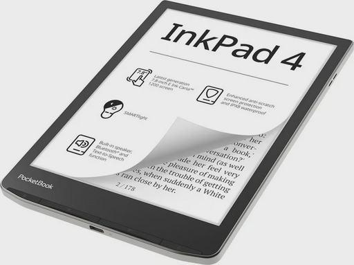 Электронная книга PocketBook PB743G InkPad 4 PB743G-U-CIS 7.8" Stardust Silver 