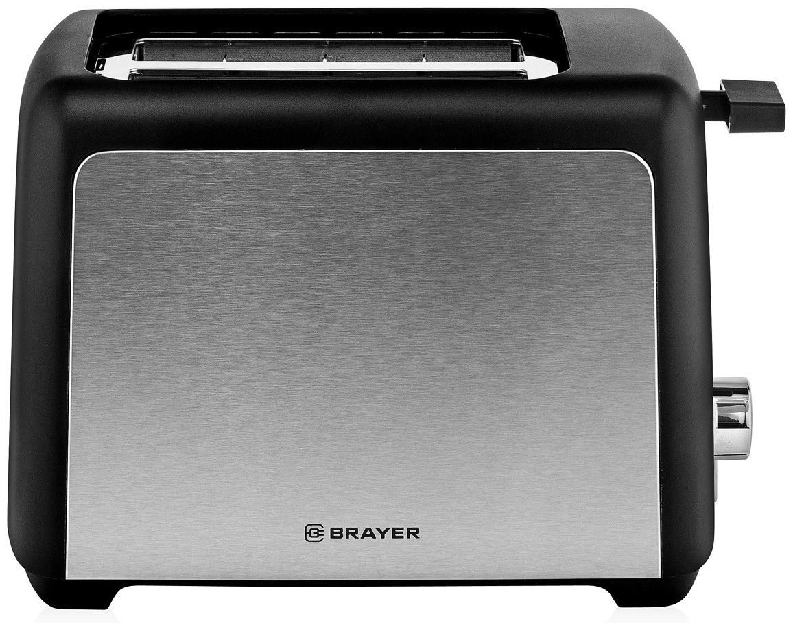 Тостер BRAYER 2109BR серебристый купить,NaN
