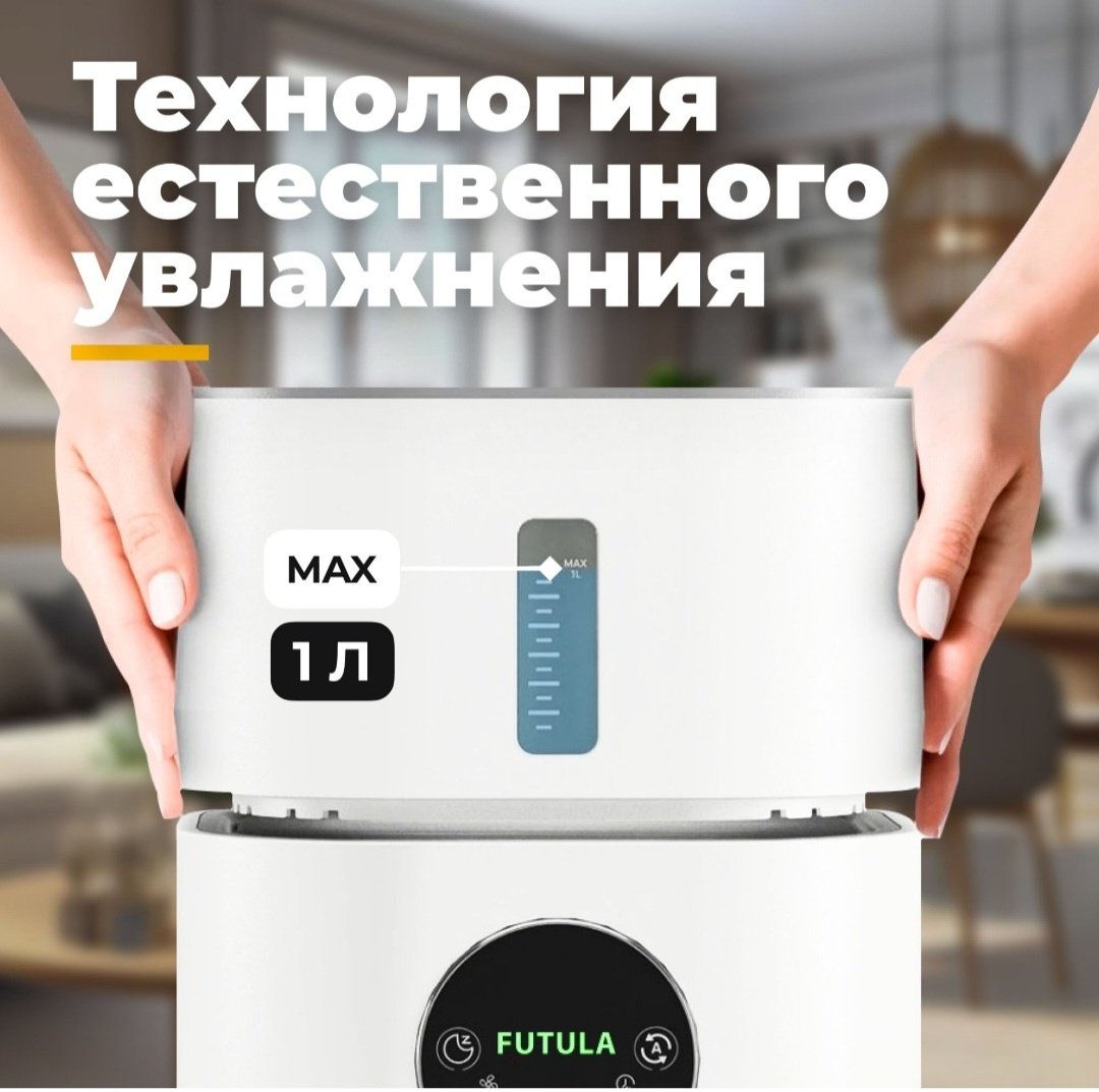 Очиститель воздуха Futula H4S белый - ForteMarket Очиститель воздуха Futula H4S белый купить,0