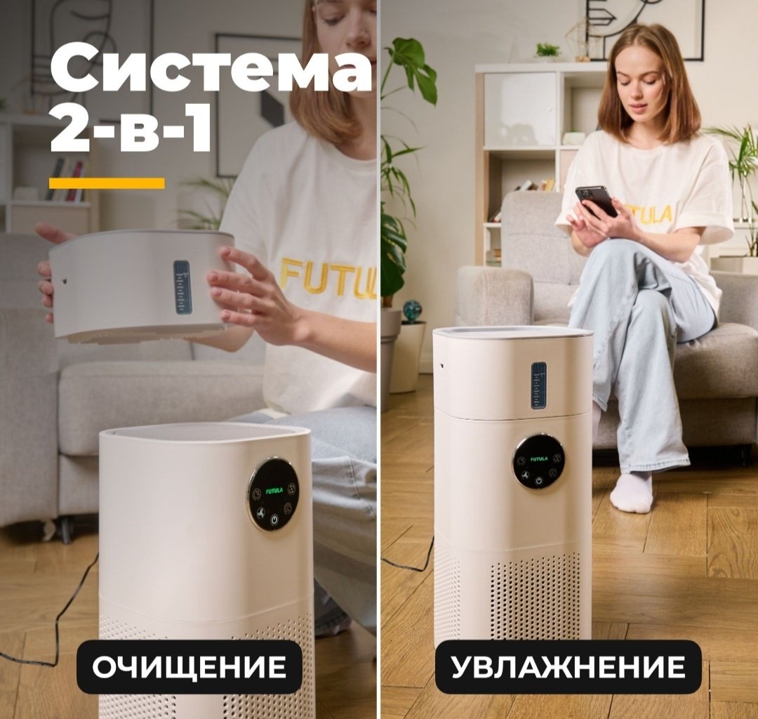 Очиститель воздуха Futula H4S белый - ForteMarket Очиститель воздуха Futula H4S белый купить,0