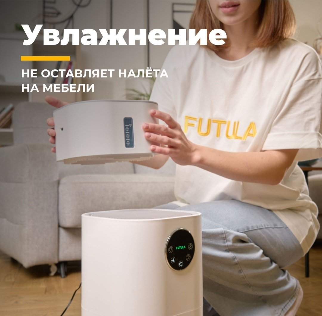 Очиститель воздуха Futula H4S белый - ForteMarket Очиститель воздуха Futula H4S белый купить,0