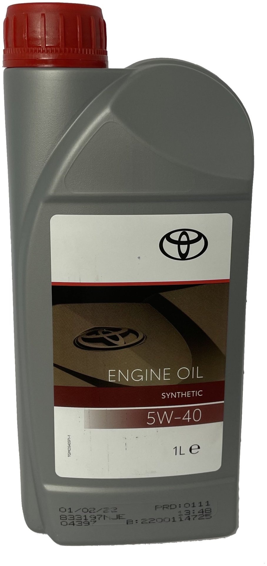 Моторное масло Синтетическое Toyota 08880-80836 5W-40 1 л