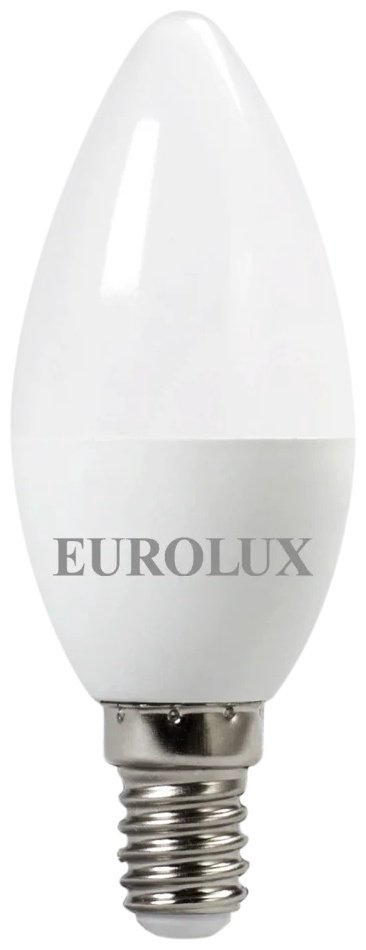 Eurolux 7W Е14, светодиодная, желтый купить,NaN