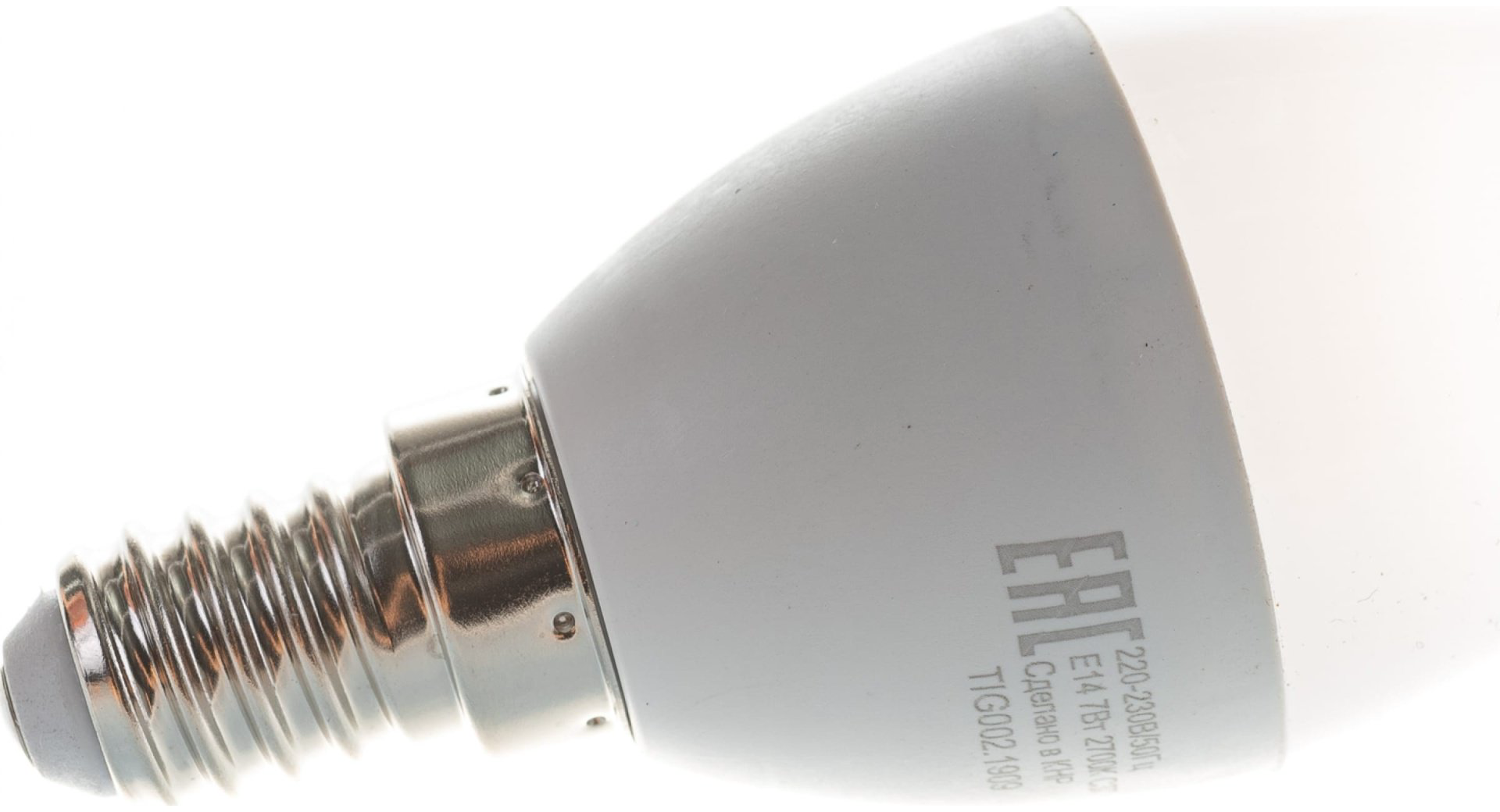 Eurolux 7W Е14, светодиодная, желтый купить,NaN