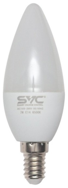 SVC 7W Е14, светодиодная, холодный белый купить,NaN