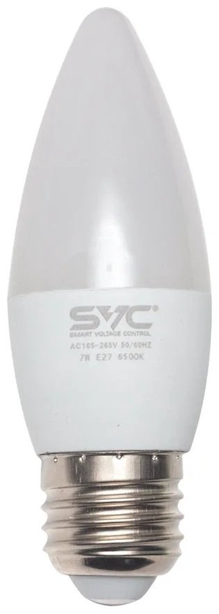 SVC 7W E27, светодиодная, холодный белый купить,NaN