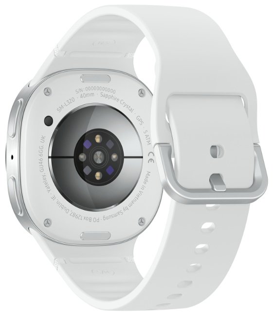 Смарт-часы Samsung Galaxy Watch 8 40 мм серебристый-белый