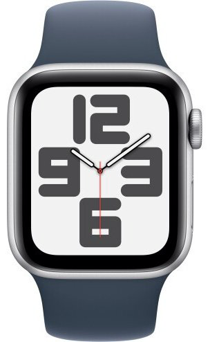 Смарт-часы Apple Watch SE GPS Gen.2 2024 M/L 40 мм серебристый-синий купить,NaN