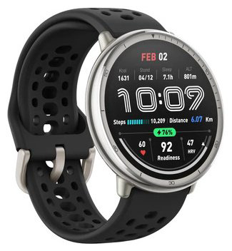 Смарт-часы Amazfit Active 2 46 мм серебристый-черный купить,NaN
