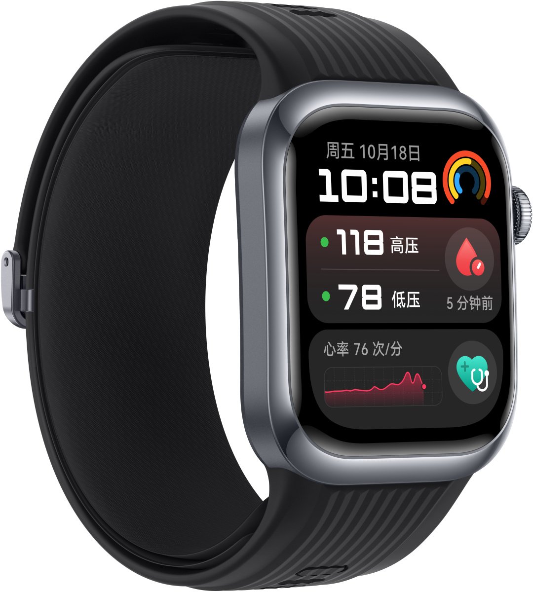 Смарт-часы Huawei Watch D2 48 мм черный-черный купить,0