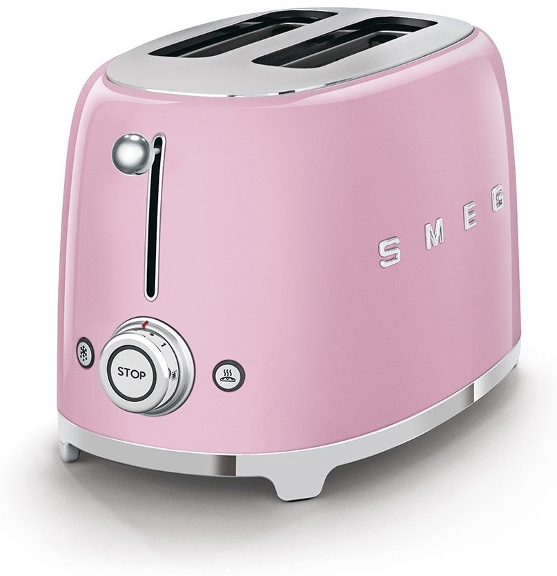 Тостер Smeg TSF01PKEU розовый купить,0