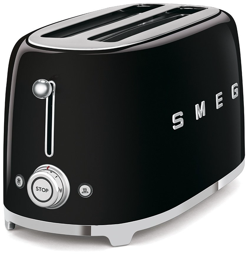 Тостер Smeg TSF02BLEU черный купить,NaN