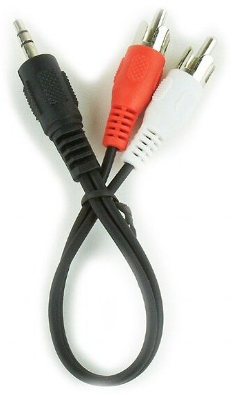 Кабель Cablexpert 3.5 mm jack - RCA 0.2 м купить,0