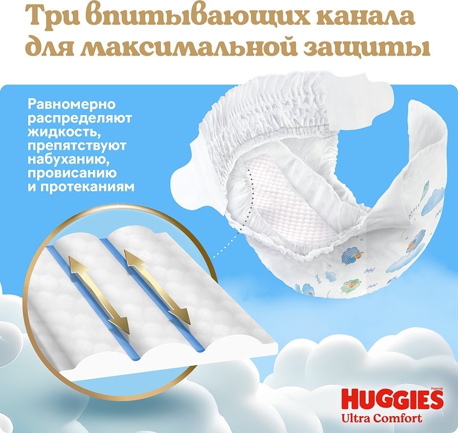 Подгузники Huggies Ultra Comfort 3, 21 шт купить,0