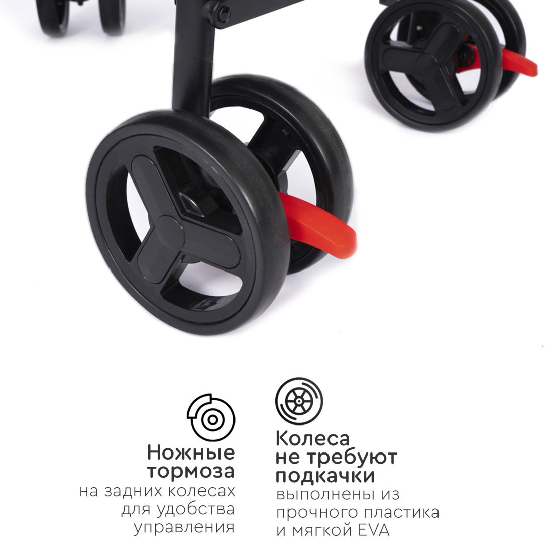Коляска прогулочная TOMIX Kika HP-311, светло-серый купить,NaN