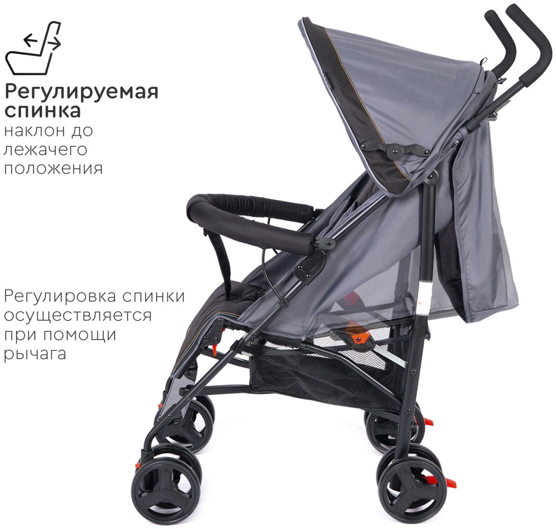 Коляска прогулочная TOMIX Kika HP-311, светло-серый купить,NaN