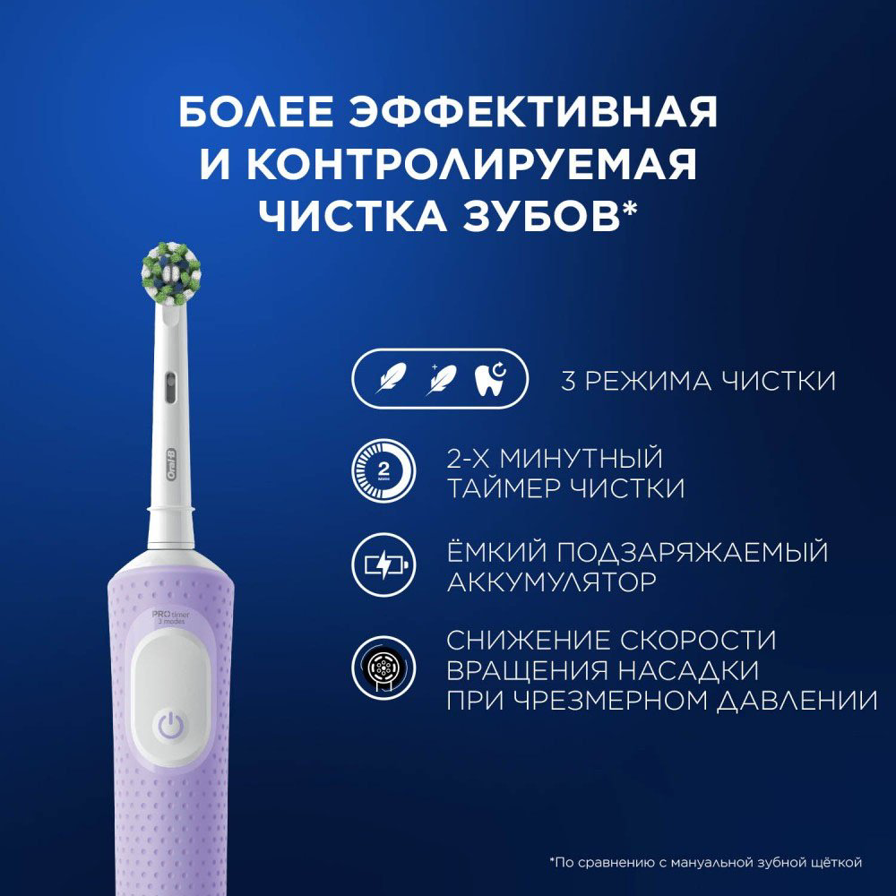 Электрическая щетка Oral-B механическая Oral-B Vitality Pro щетина средняя купить,NaN
