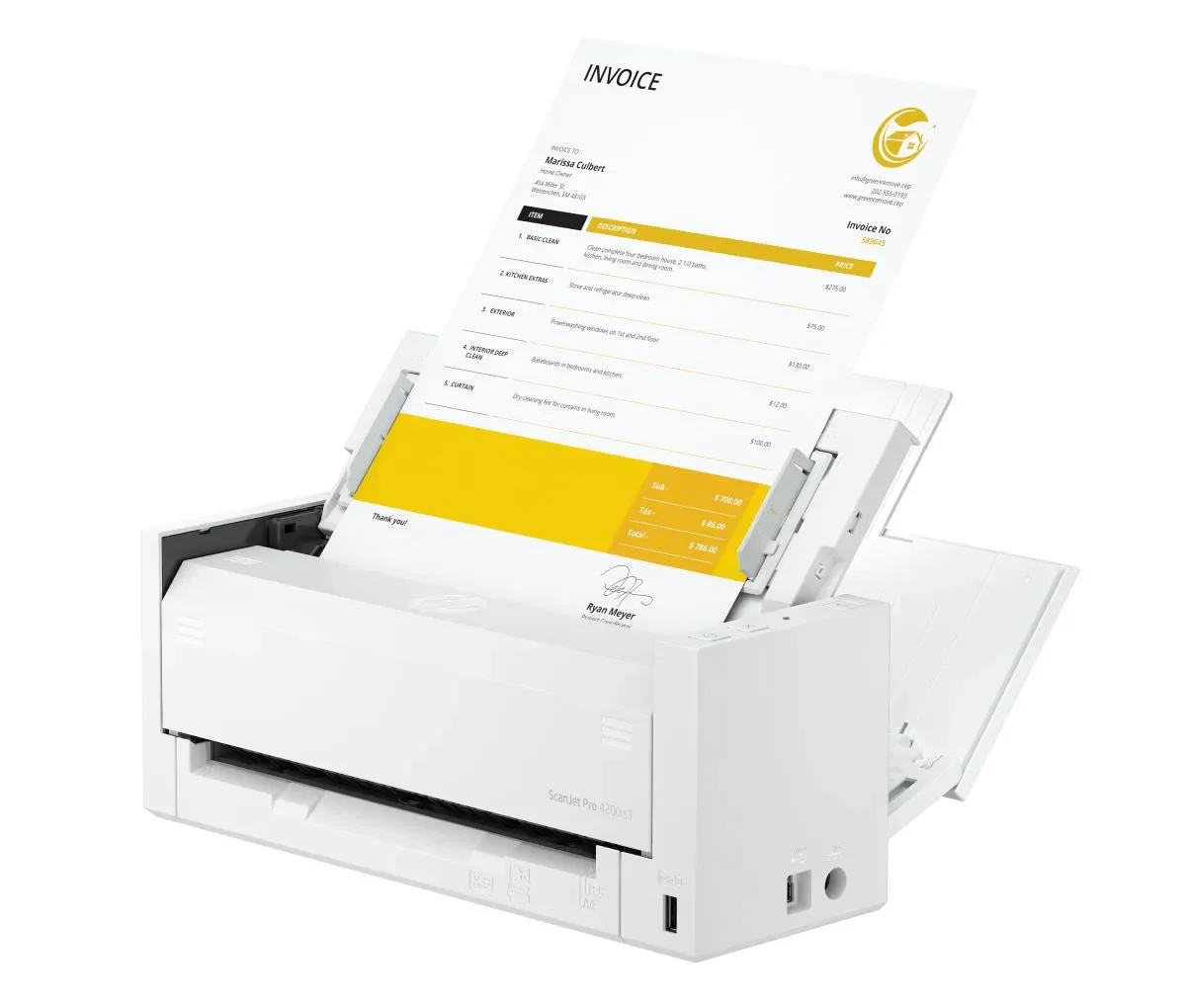 Сканер HP ScanJet Pro 4200 s1 8Q4W2A#B19 белый